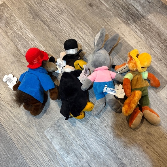 VINTAGE NWT Splash Mountain Brer Bean Bag Stuffed Animals - Picture 5 of 6